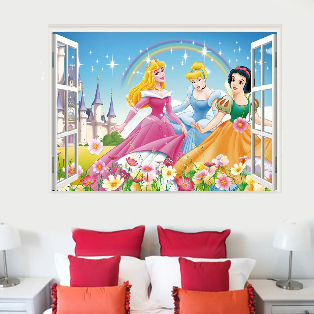 Princess Wall Stickers For Kids Room