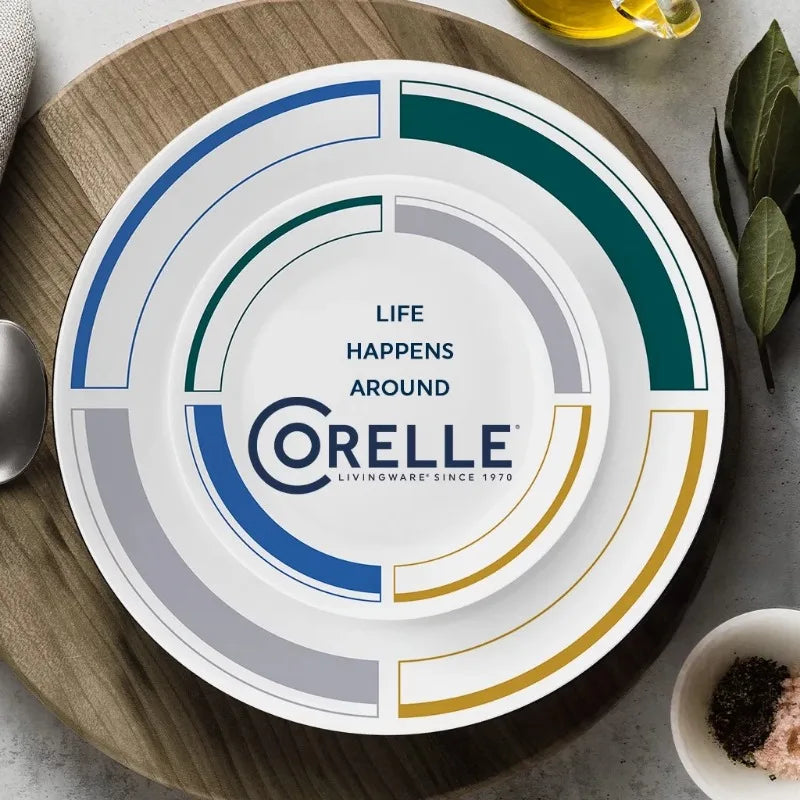 Color Block 12-pc Dinnerware Set