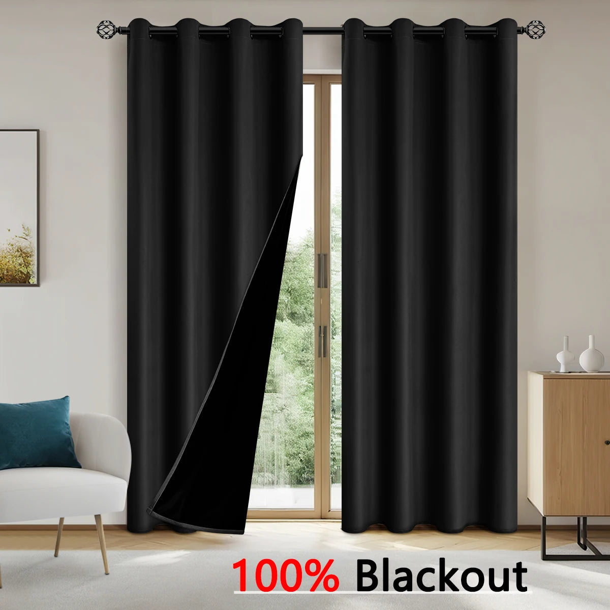 Full Shading Blackout Curtains