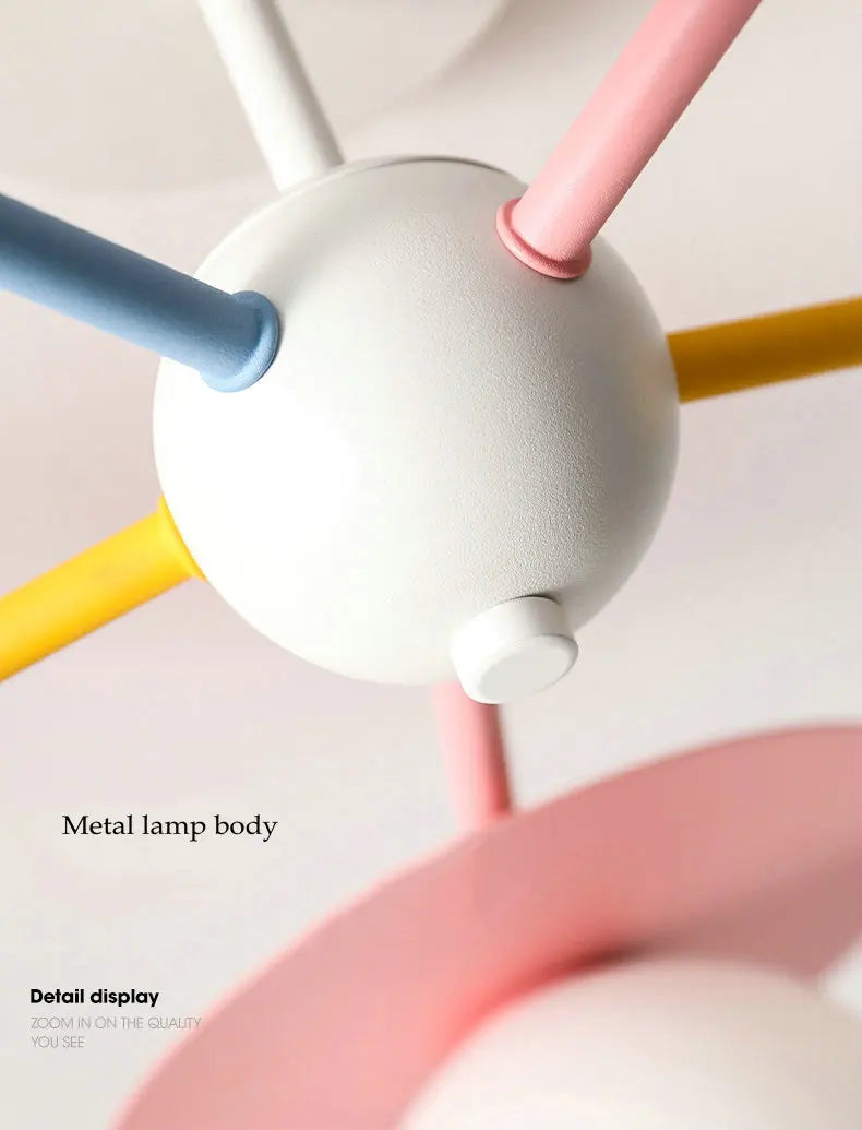 LED Blue Pink Ceiling Light