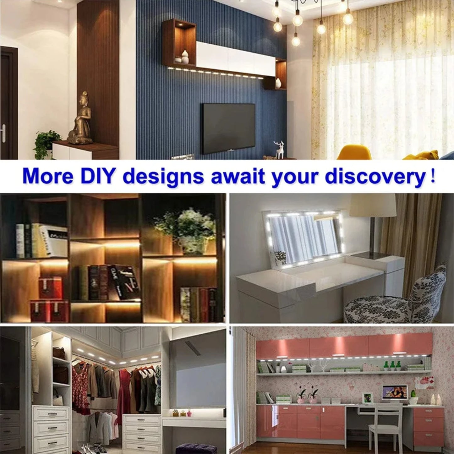 Dimmable LED Vanity Light Makeup Mirror