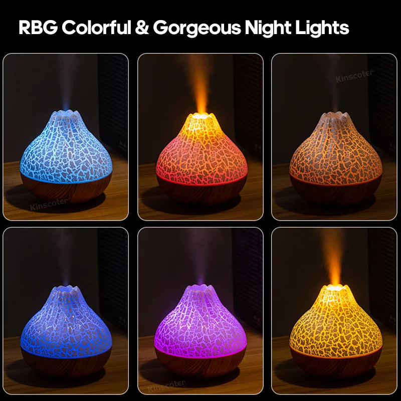 Volcano Air Humidifier 300ml Desktop Water Mist Diffuser
