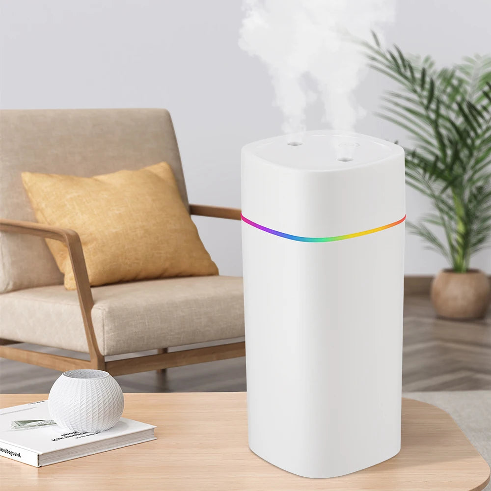 600ml Water Air Humidifier Fog Steam Spray Aroma Diffuser