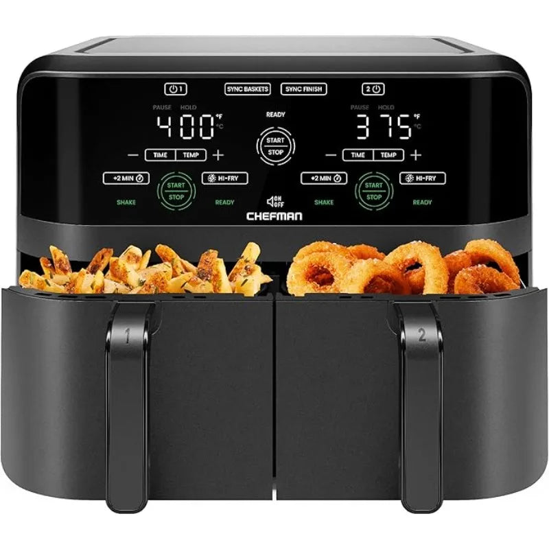 6 Quart Dual Basket Air Fryer -