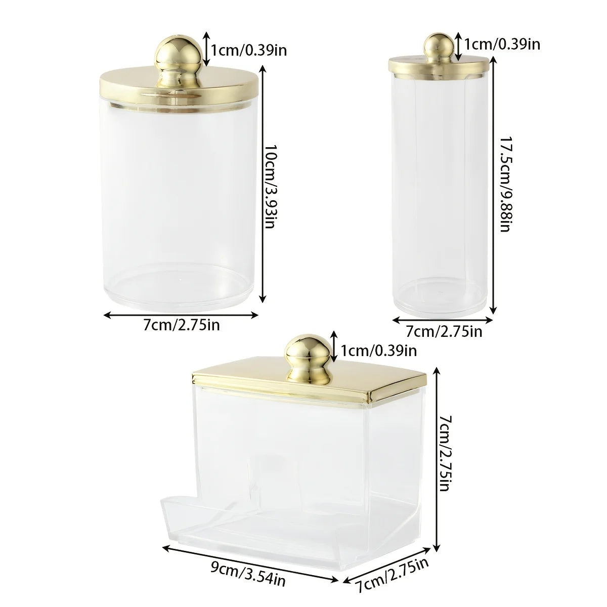 Bathroom Organizer Containers