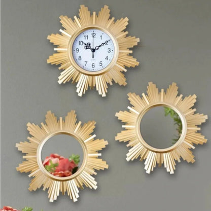 3 Pcs European Elegant Luxury Clock