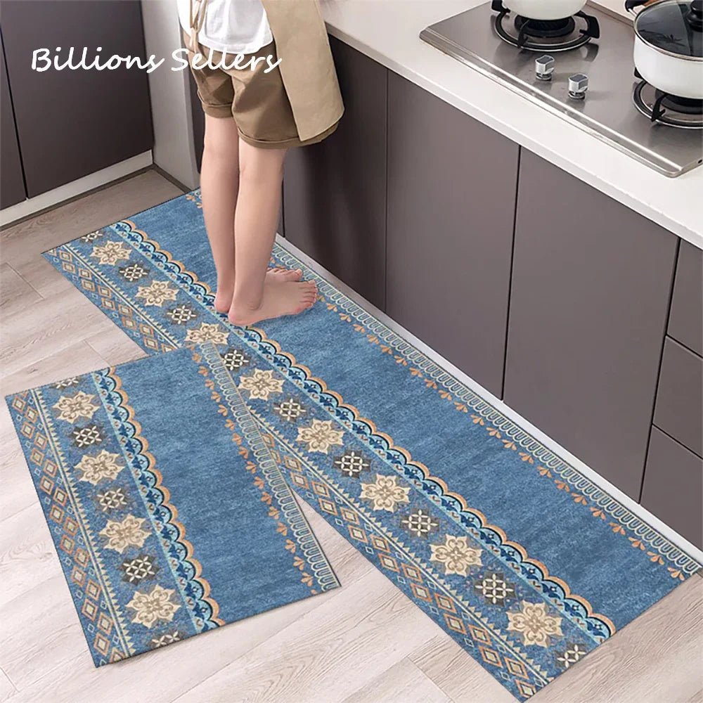 Long Kitchen Carpet for Floor Home Entrance Doormat Bedroom Living Room Decor Bedside Rug Hallway Balcony Bathroom Anti-Slip Mat