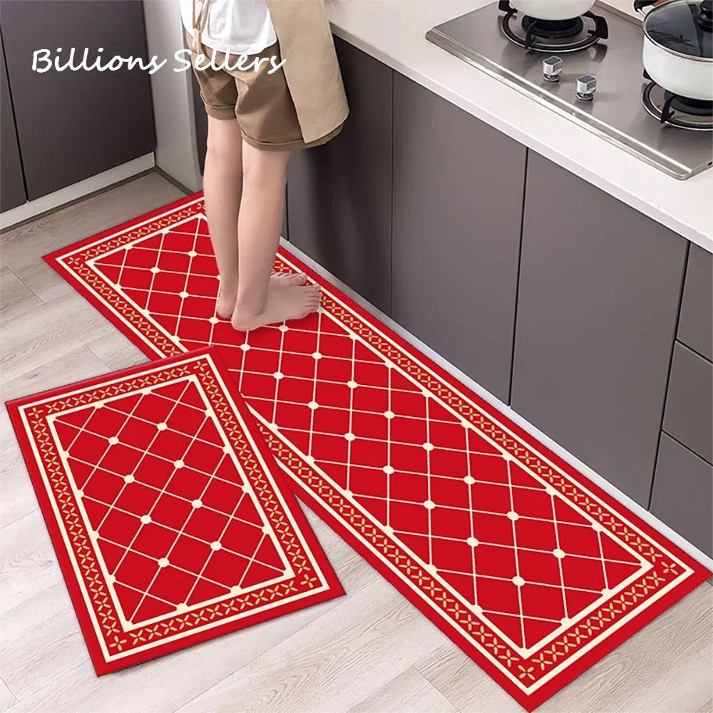Long Kitchen Carpet for Floor Home Entrance Doormat Bedroom Living Room Decor Bedside Rug Hallway Balcony Bathroom Anti-Slip Mat