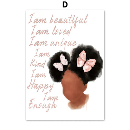 Black Cute Girl Ballet Castle Crown Wall Art Canvas Painting Nordic Posters And Prints Wall Pictures Baby Kids Room Decor
