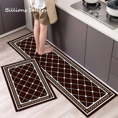 Long Kitchen Carpet for Floor Home Entrance Doormat Bedroom Living Room Decor Bedside Rug Hallway Balcony Bathroom Anti-Slip Mat