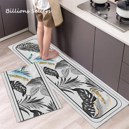 Long Kitchen Carpet for Floor Home Entrance Doormat Bedroom Living Room Decor Bedside Rug Hallway Balcony Bathroom Anti-Slip Mat