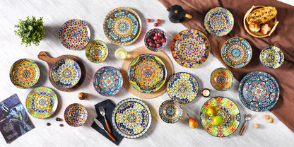 24 Piece Ceramic Dinnerware Set