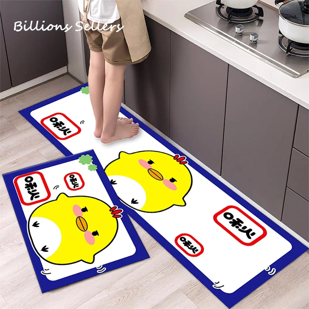 Long Kitchen Carpet for Floor Home Entrance Doormat Bedroom Living Room Decor Bedside Rug Hallway Balcony Bathroom Anti-Slip Mat