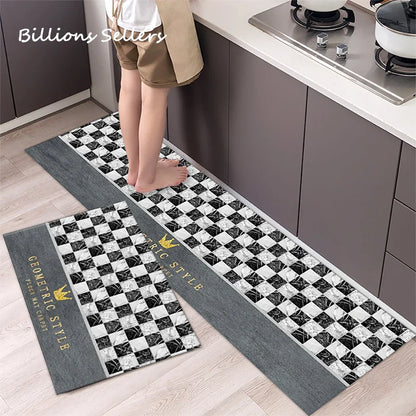 Long Kitchen Carpet for Floor Home Entrance Doormat Bedroom Living Room Decor Bedside Rug Hallway Balcony Bathroom Anti-Slip Mat