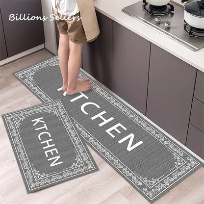 Long Kitchen Carpet for Floor Home Entrance Doormat Bedroom Living Room Decor Bedside Rug Hallway Balcony Bathroom Anti-Slip Mat