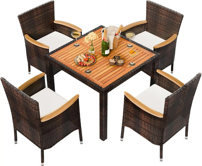 Wicker Patio Conversation Set