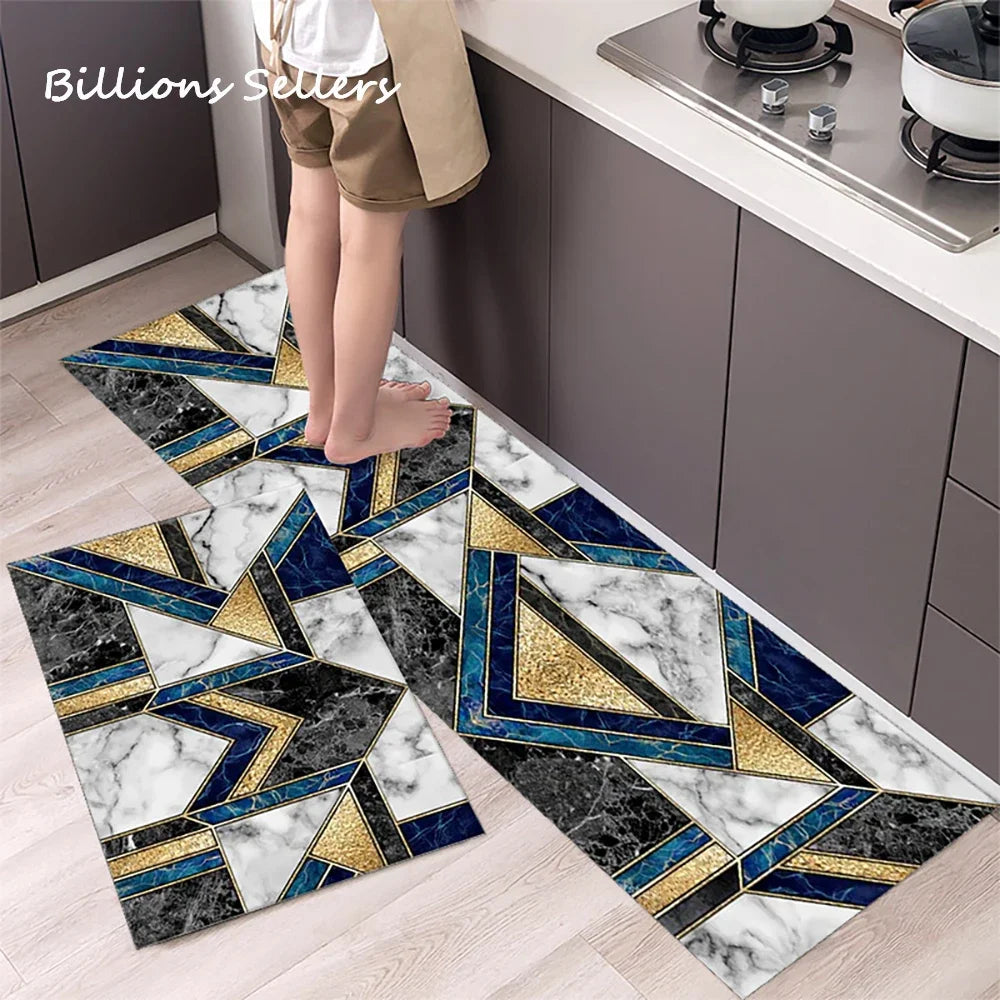 Long Kitchen Carpet for Floor Home Entrance Doormat Bedroom Living Room Decor Bedside Rug Hallway Balcony Bathroom Anti-Slip Mat