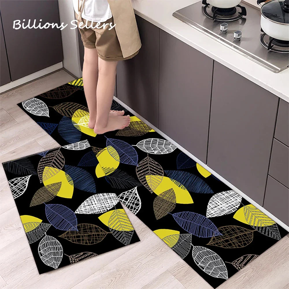 Long Kitchen Carpet for Floor Home Entrance Doormat Bedroom Living Room Decor Bedside Rug Hallway Balcony Bathroom Anti-Slip Mat