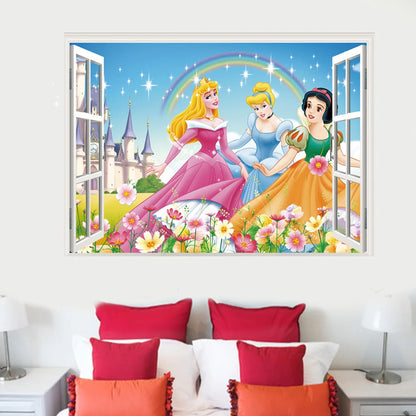 Princess Wall Stickers For Kids Room