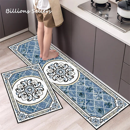 Long Kitchen Carpet for Floor Home Entrance Doormat Bedroom Living Room Decor Bedside Rug Hallway Balcony Bathroom Anti-Slip Mat