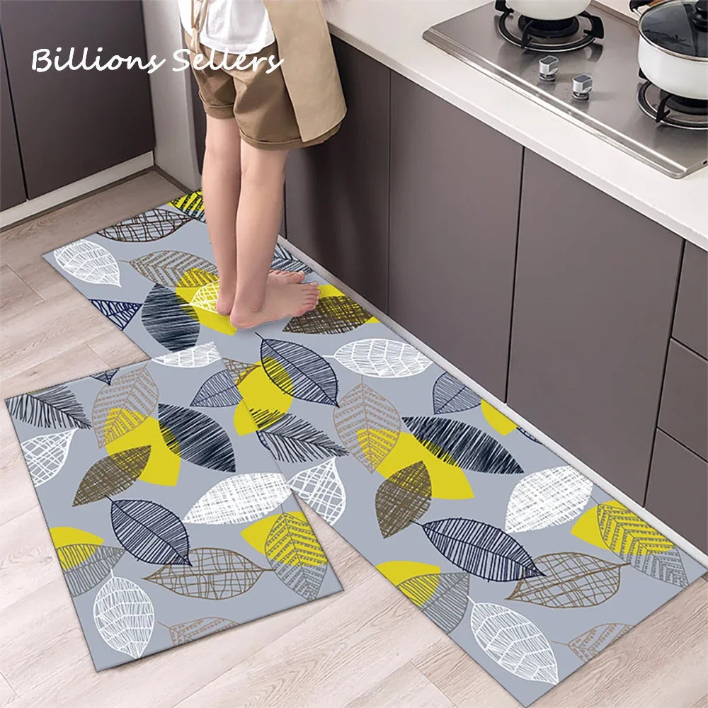Long Kitchen Carpet for Floor Home Entrance Doormat Bedroom Living Room Decor Bedside Rug Hallway Balcony Bathroom Anti-Slip Mat