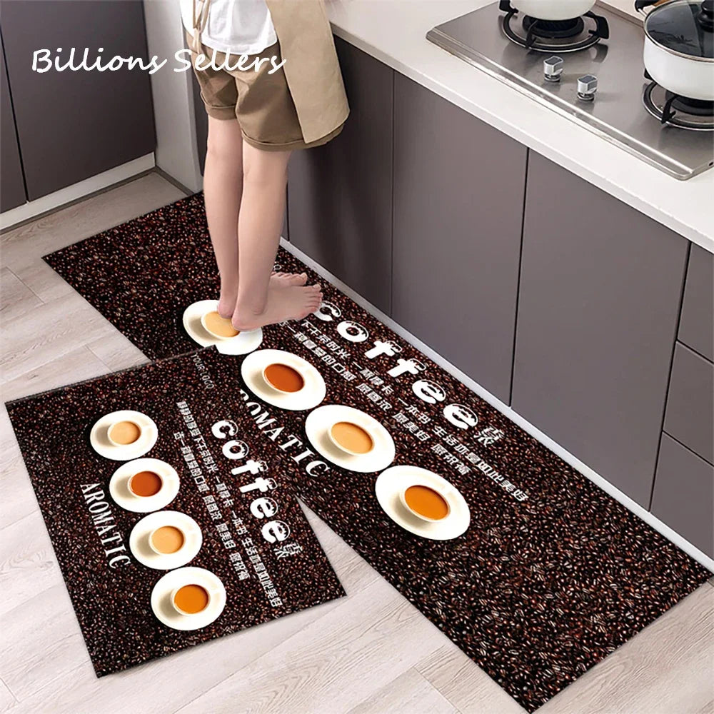 Long Kitchen Carpet for Floor Home Entrance Doormat Bedroom Living Room Decor Bedside Rug Hallway Balcony Bathroom Anti-Slip Mat