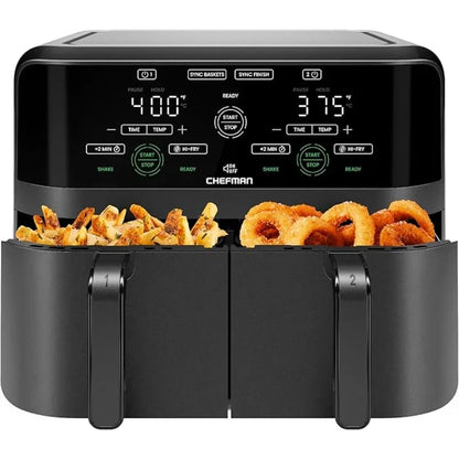 6 Quart Dual Basket Air Fryer -